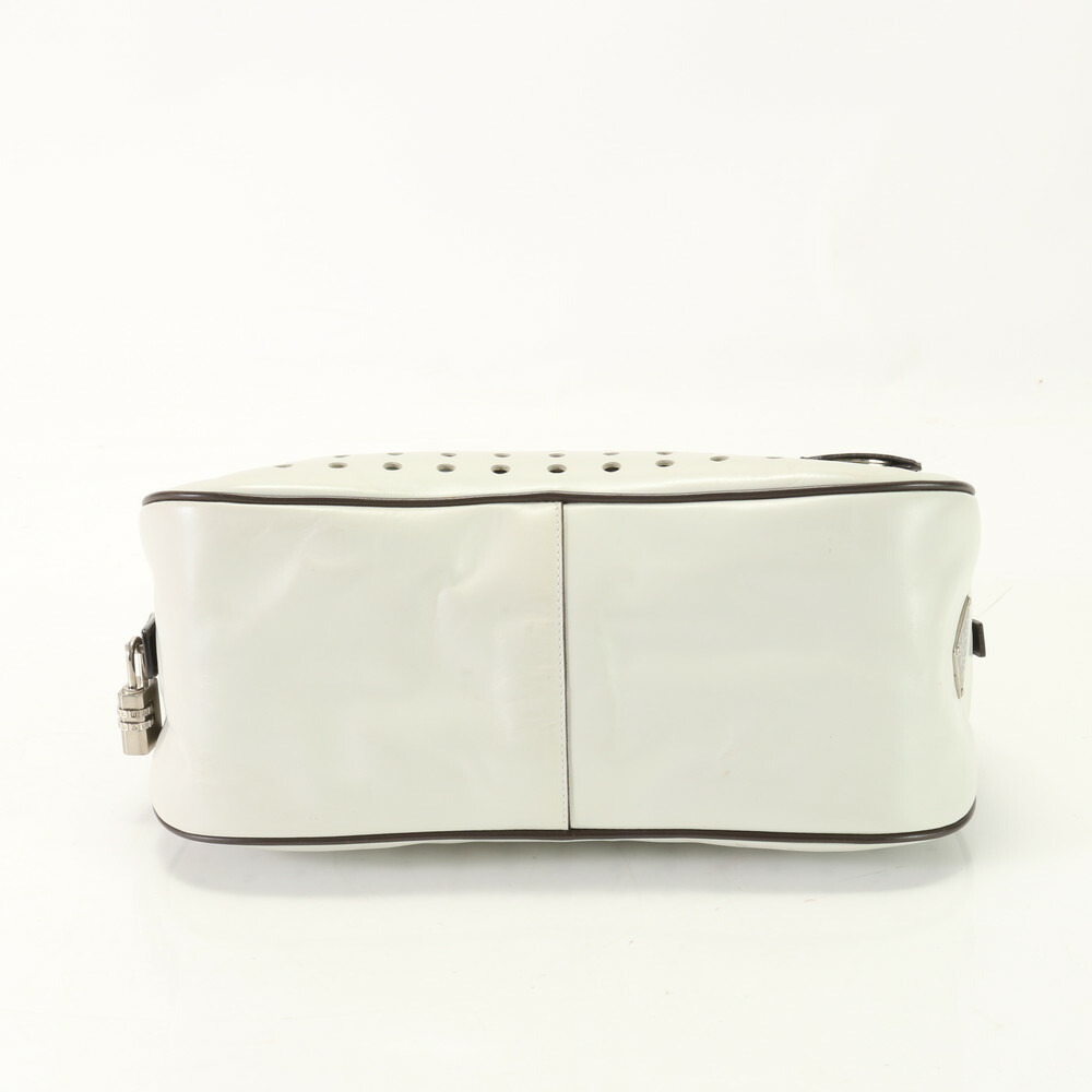 Prada Leather Bowling Punching Hand Tote Bag - Picture 7 of 15